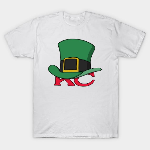 Kansas City Chiefs Happy St Patrick's Day T-Shirt by mia_me